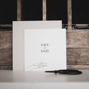 Papeterie | White Bali | Save-the-Date-Karte