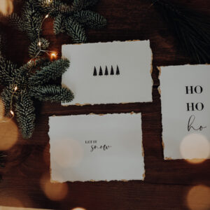 Weihnachtskarte | Christmas Tree | mit Goldveredelung